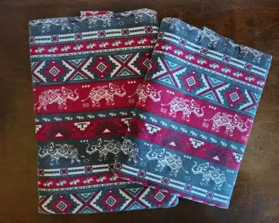 Pack de Fundas de tela étnica para libro - miniatura 2