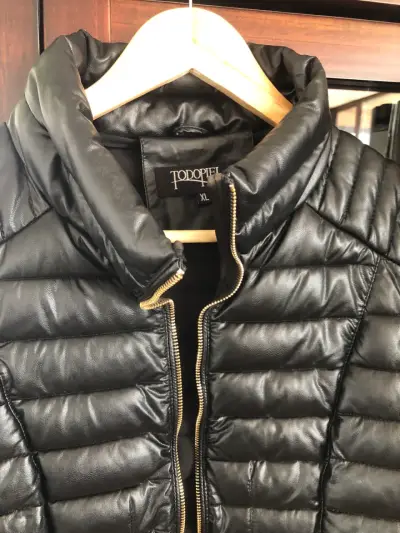 Chaqueta de cuero negra Todopiel XL - miniatura 1