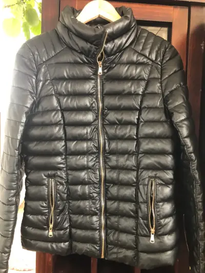 Chaqueta de cuero negra Todopiel XL - miniatura 3