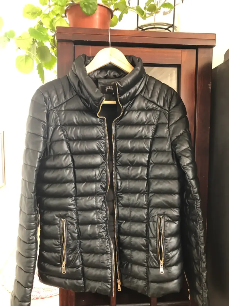 Chaqueta de cuero negra Todopiel XL - 4