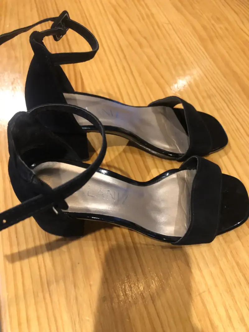 Sandalias negras de tacón Zalando - 1