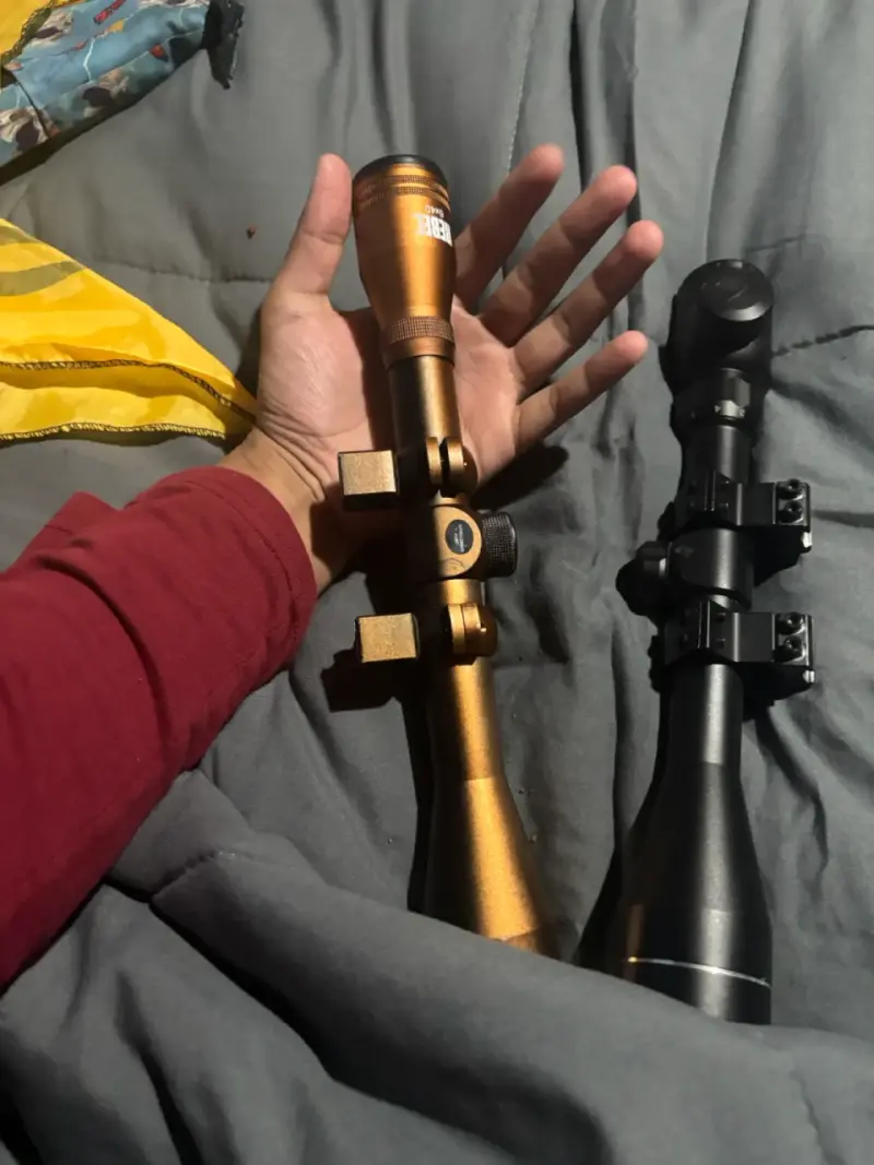 Set de miras telescópicas Rebel y negra - 5