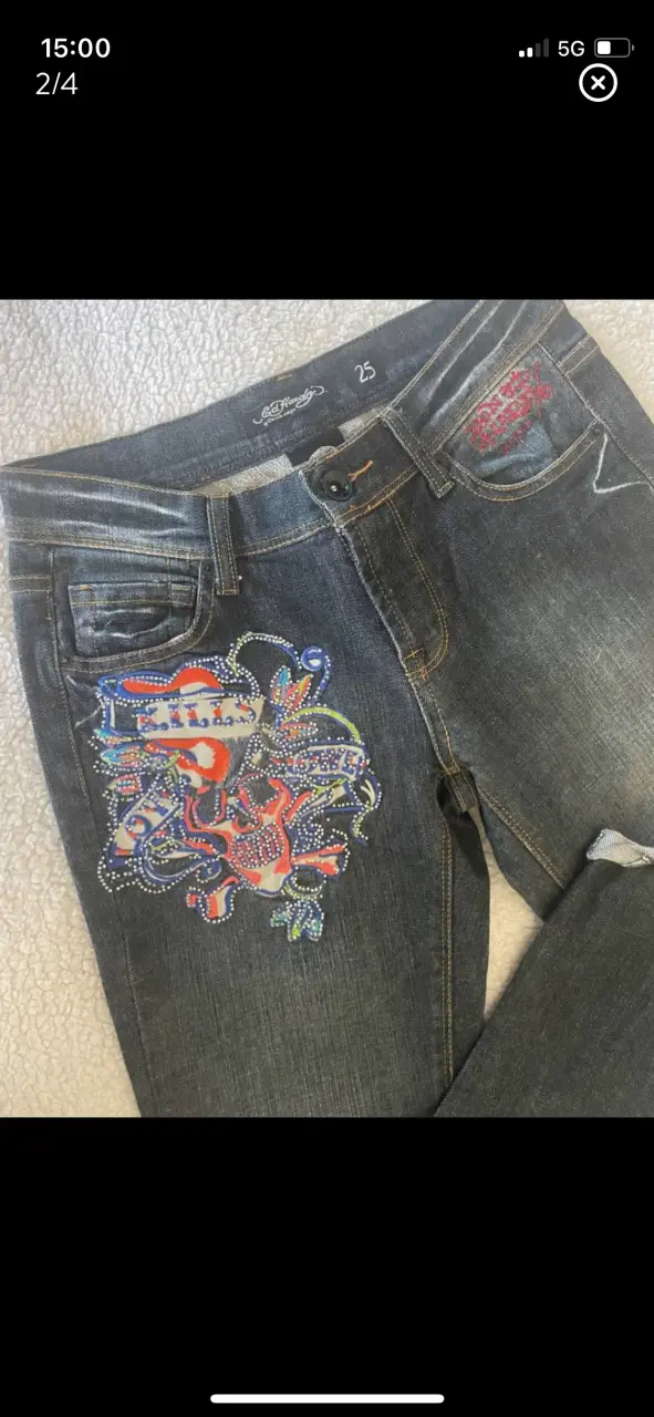 Jeans Ed Hardy mujer, talla 25 - 2