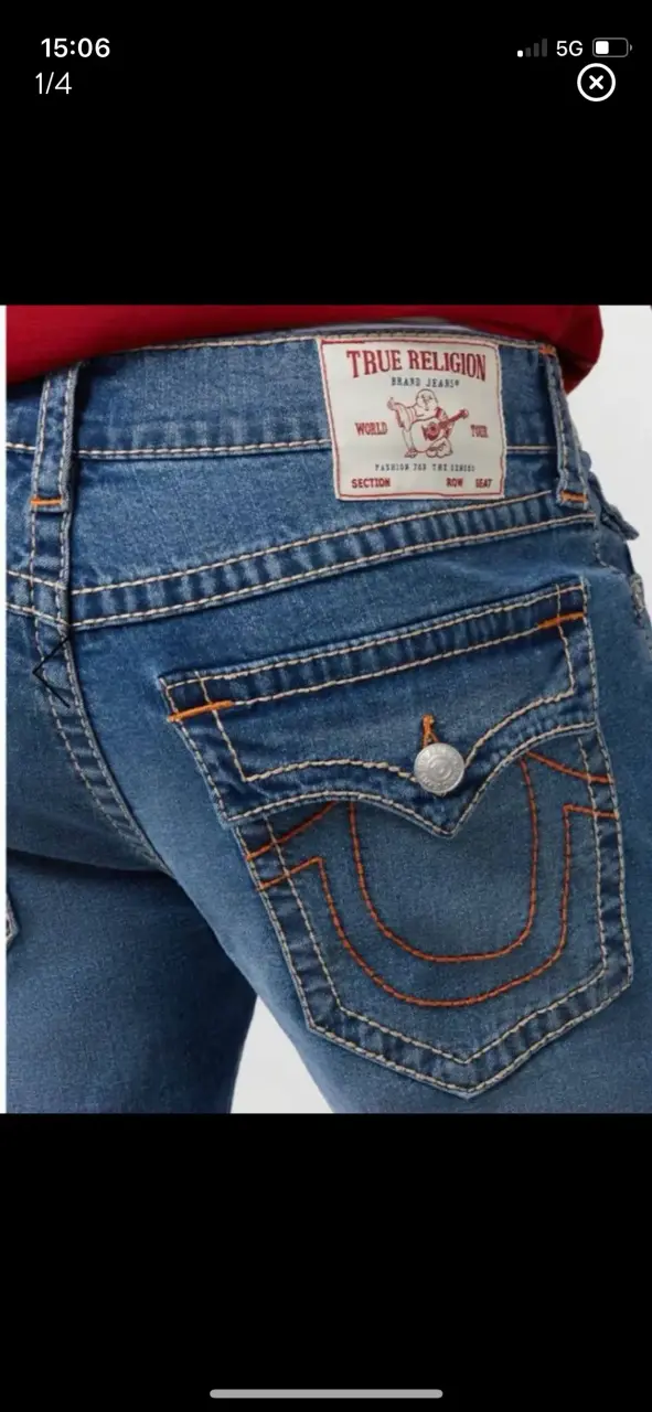 Jeans True Religion azul clásico - 1
