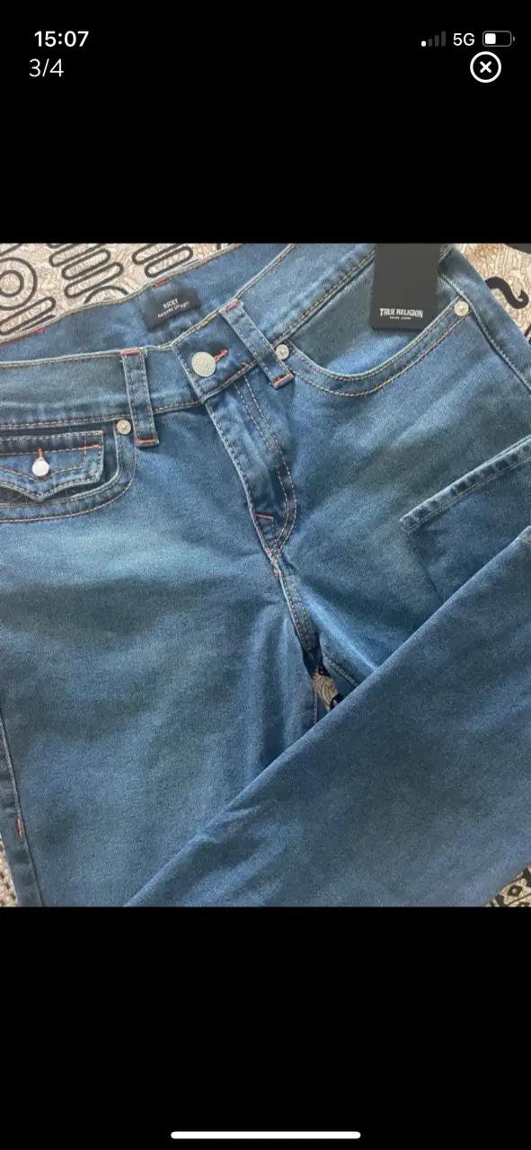 Jeans True Religion azul clásico - 3