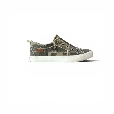 Zapatillas casuales camufladas sin cordones - miniatura 1