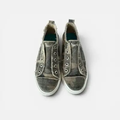 Zapatillas casuales camufladas sin cordones - miniatura 3