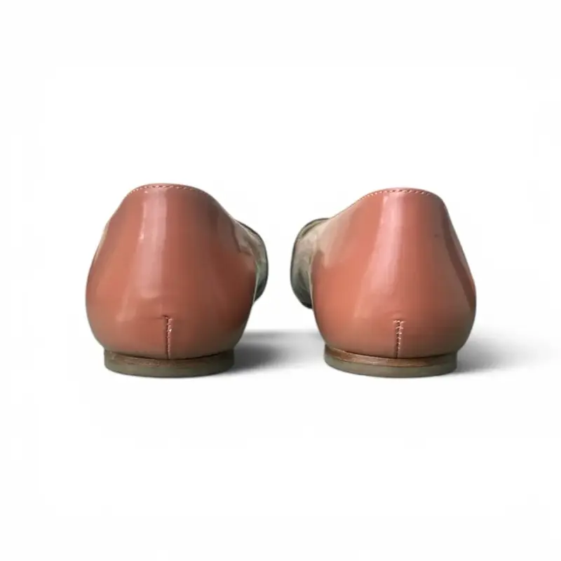 Zapatos planos de charol bicolor - 3
