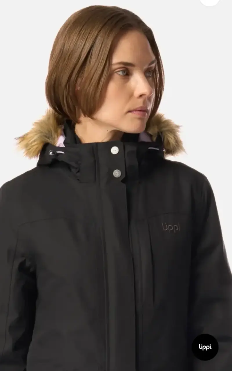 Parka negra modelo Puelo, marca Lippi - 3