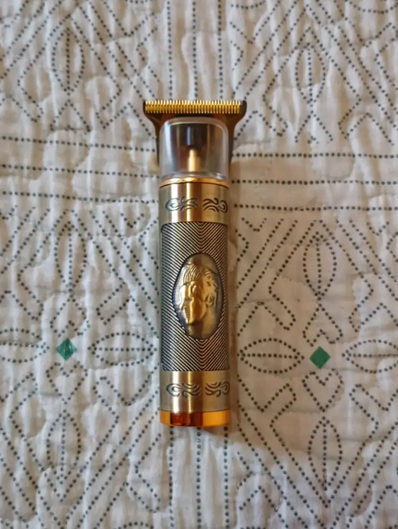 Recortadora/Corta Pelo Recargable USB Dorada - 2