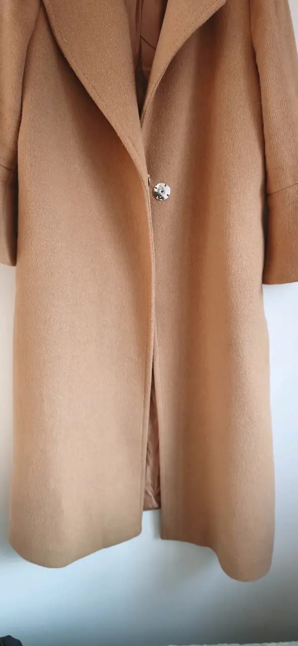 Abrigo camel marca Only para mujer - 5
