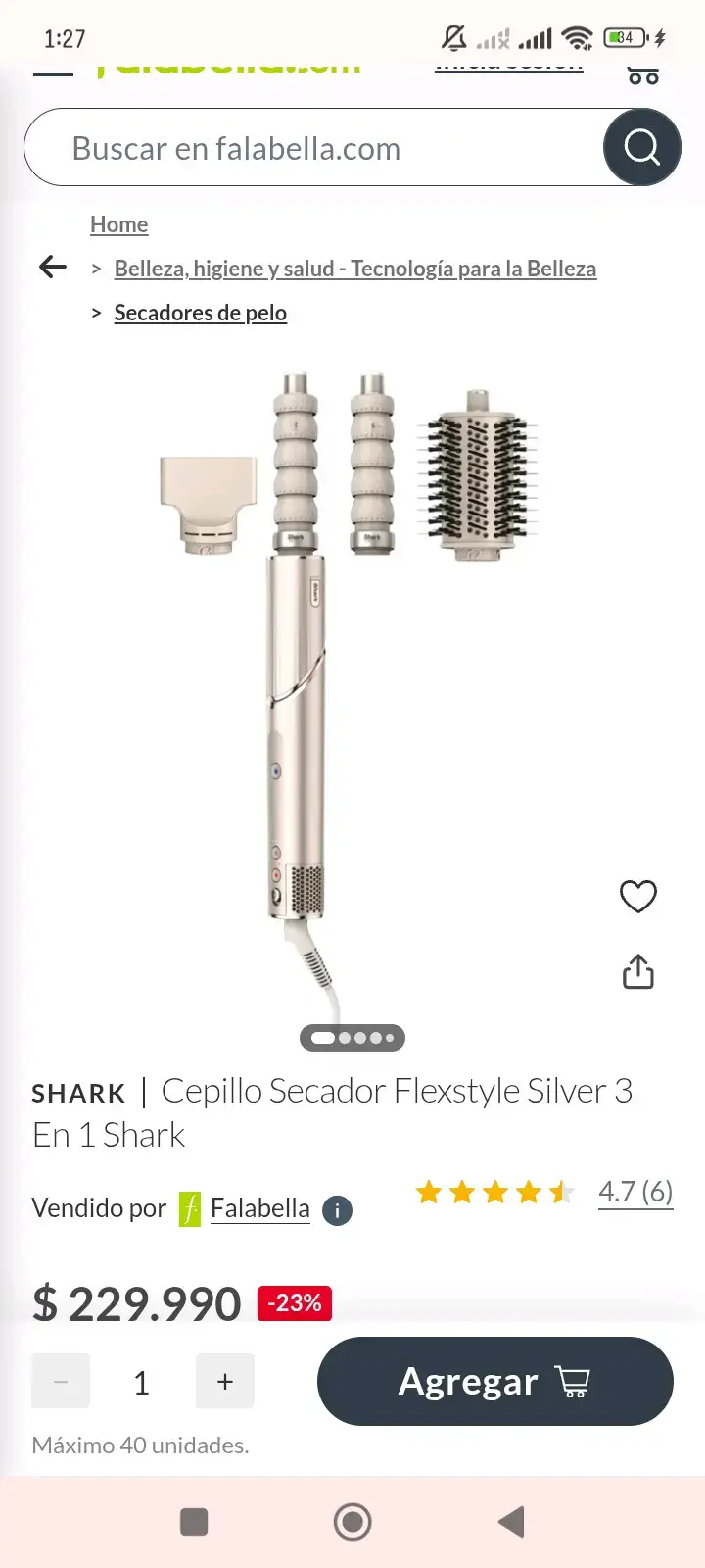 Cepillo Secador Shark Flexstyle 3 en 1 - 2