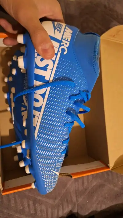 Zapatos de fútbol Nike Mercurial azules - miniatura 4