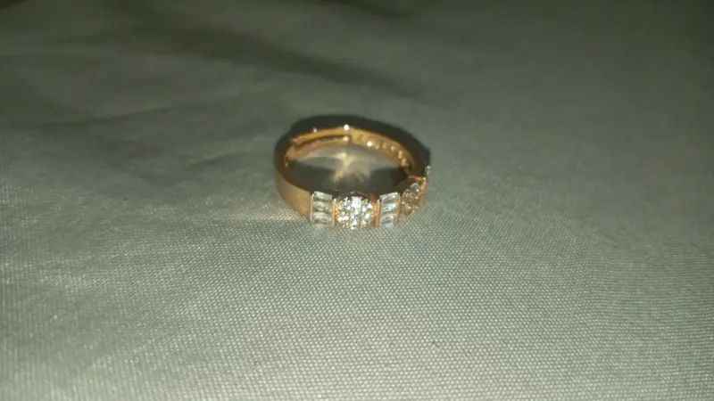 Anillo de  con diamantes brillantes - 2