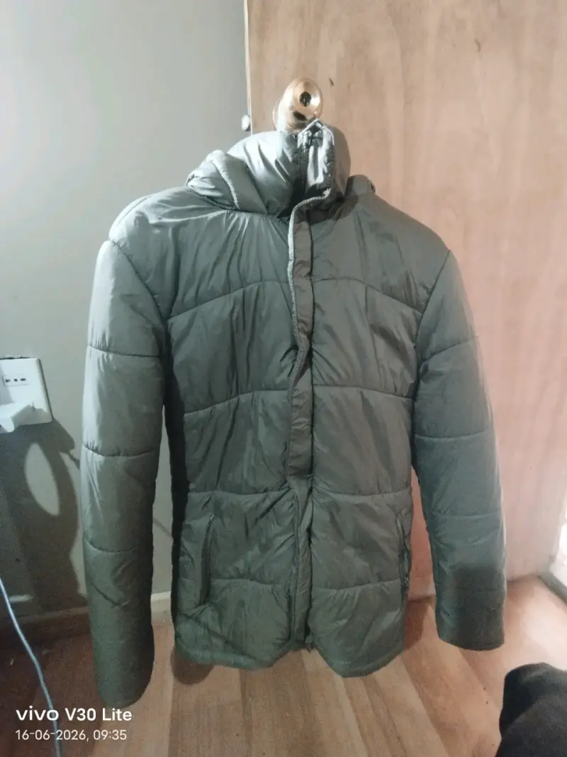 Chaqueta blanca de algodón con bolsillos - 3