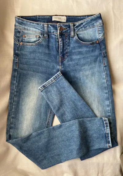 Jeans azul clásico mujer - miniatura 2