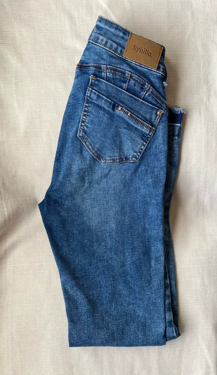 Jeans azul mujer Sybilla push up - 2