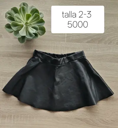 Falda negra para niña talla 2-3 años - miniatura 1