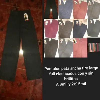 Pantalón cotele bota recta con chiporro - miniatura 3