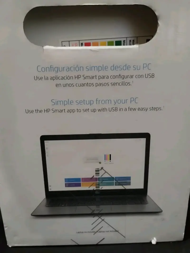 Impresora HP con configuración USB fácil - 1