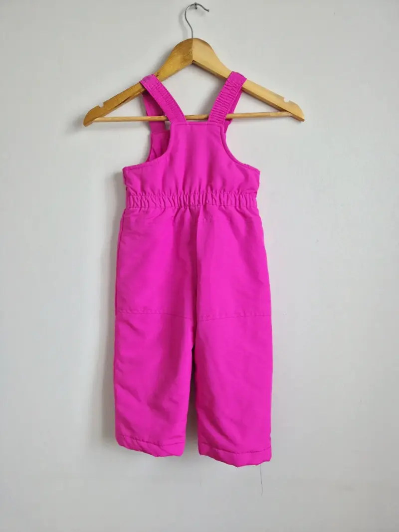 Jardinera infantil fucsia con tirantes talla 2 - 2