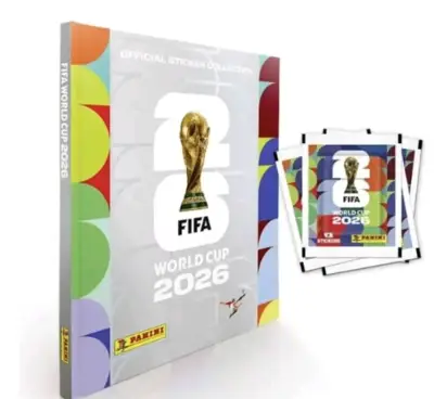 Álbum Panini Copa Mundial FIFA 2026+ 15 sobres - miniatura 1