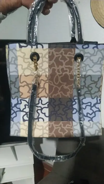 Bolso de mano Kaishilan negro con diseño moderno - miniatura 3