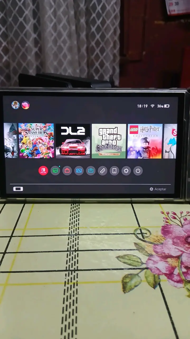 Consola Nintendo Switch oled con juegos - 3
