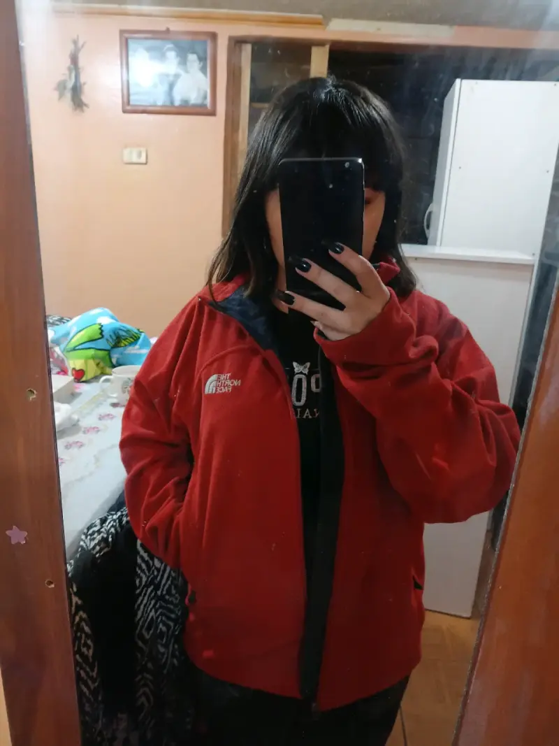 Polar The North Face rojo para mujer - 2