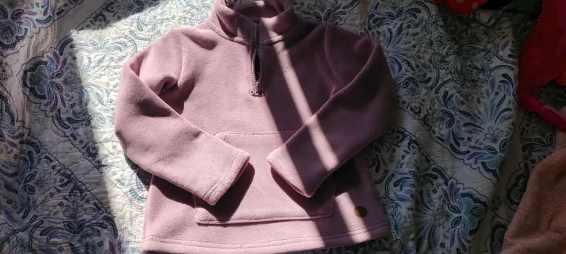 Polar morado para niños con cierre - 2