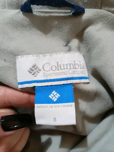 Chaqueta azul con diseño camuflado para mujer - miniatura 4