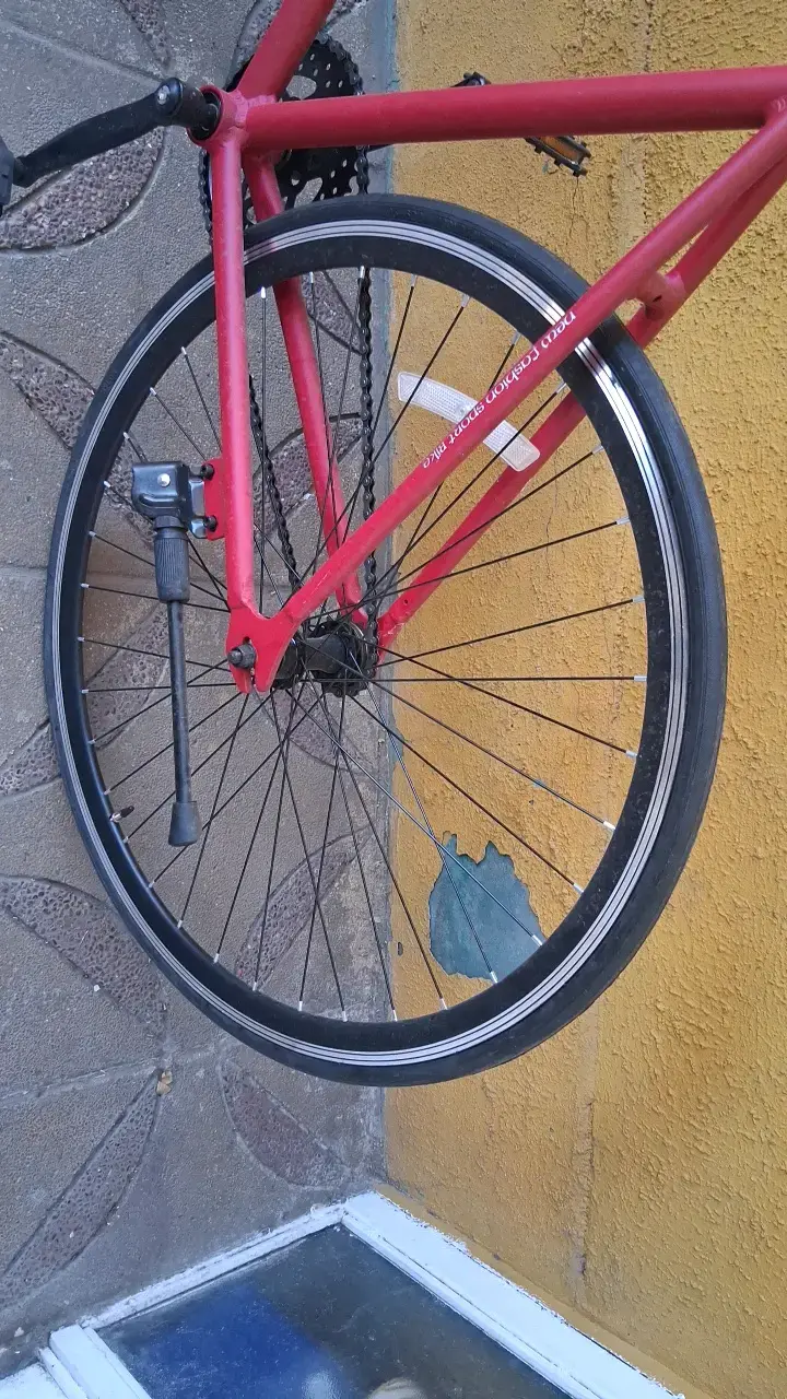 Bicicleta urbana Rowery roja 700C - 2