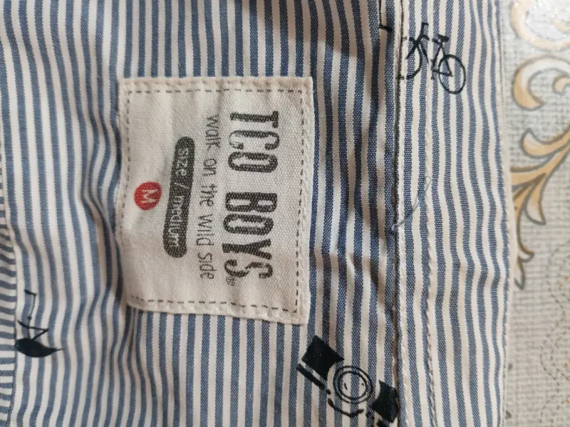Camisa a rayas con estampado de anclas - 3