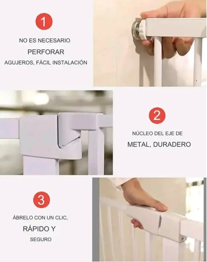Baranda de seguridad blanca - 5