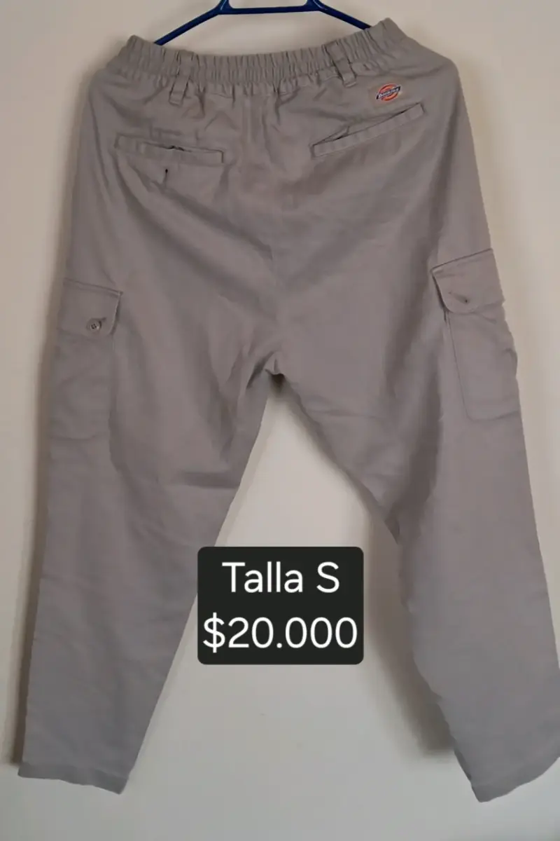 Pantalones cargo beige para hombre - 2