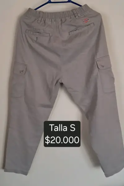 Pantalones cargo beige para hombre - miniatura 2