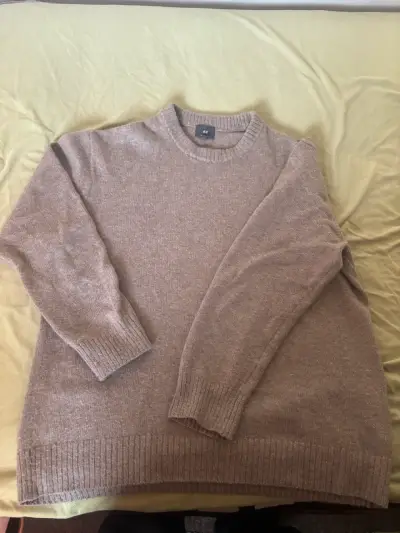 Suéter de lana H&M beige para hombre - miniatura 1