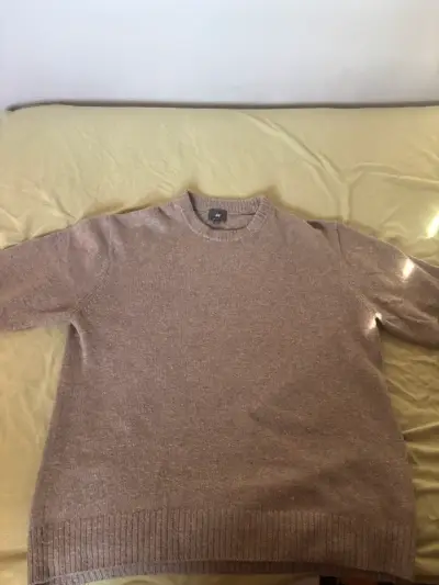 Suéter de lana H&M beige para hombre - miniatura 2