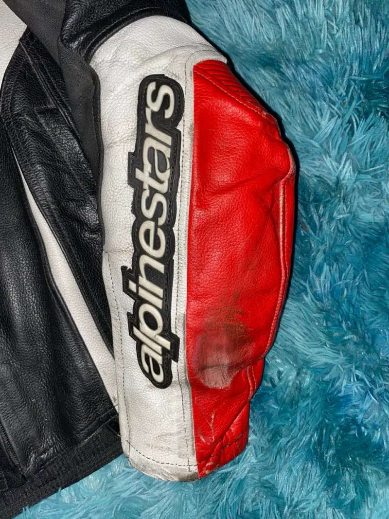 Chaqueta de moto Alpinestars de cuero - 3