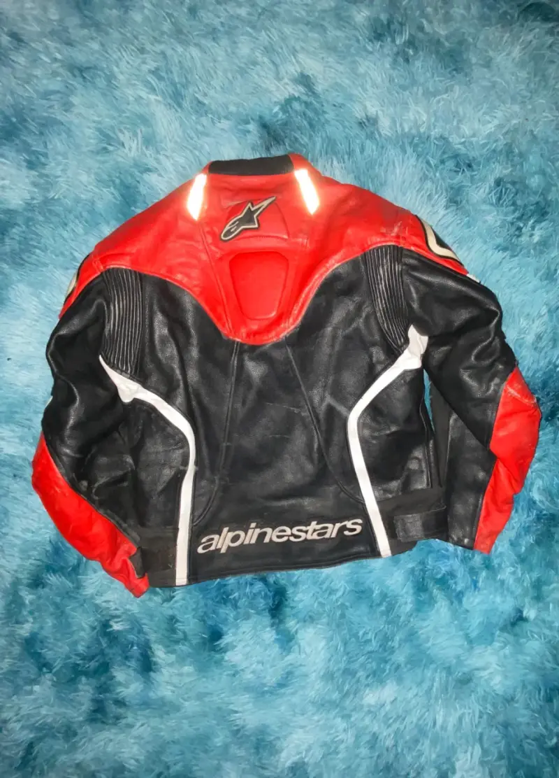 Chaqueta de moto Alpinestars de cuero - 5