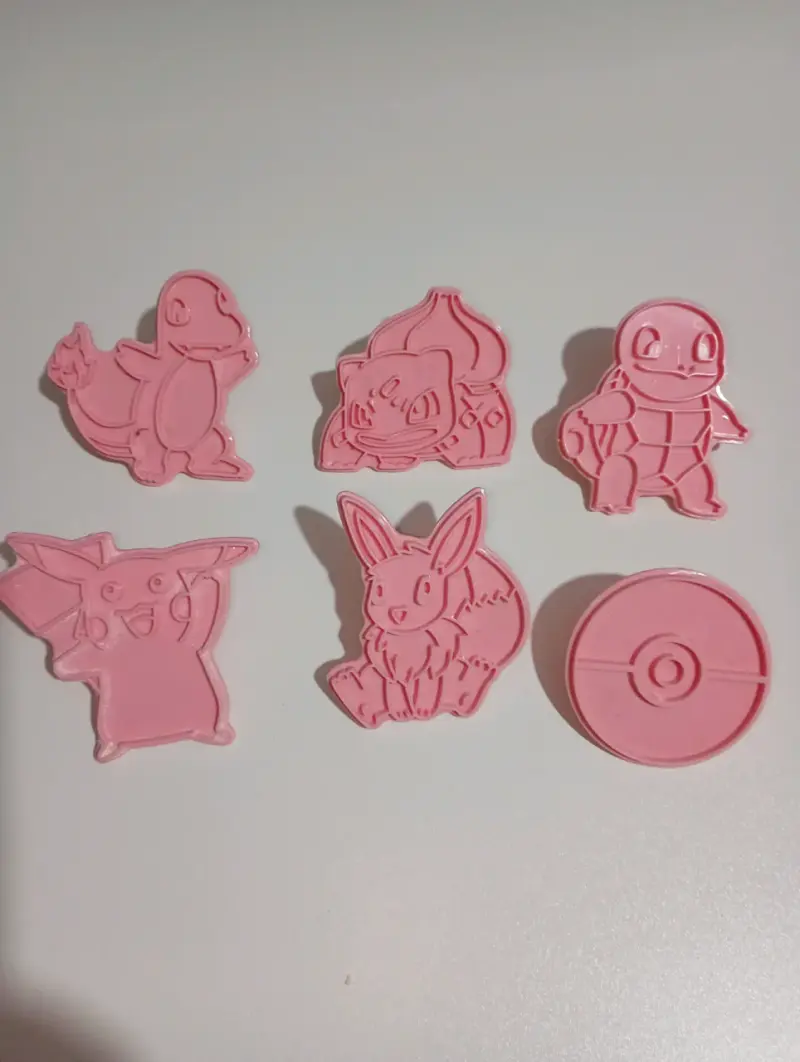 Set de cortadores de galletas Pokémon