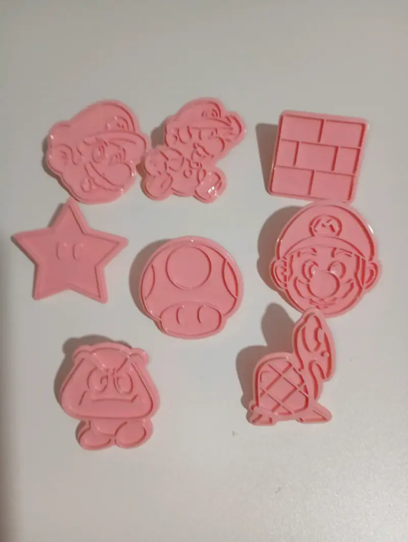 Set de cortadores de galletas Super Mario