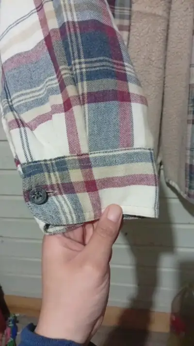 Camisa de franela a cuadros para hombre - miniatura 5