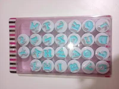 Set de cortadores de letras para repostería - miniatura 1