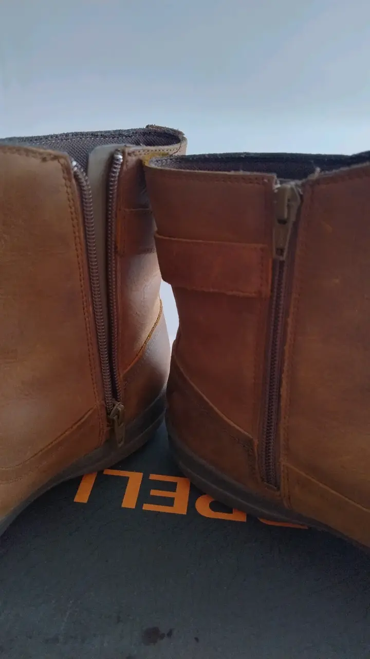 Botas de cuero marrón Merrell - 3