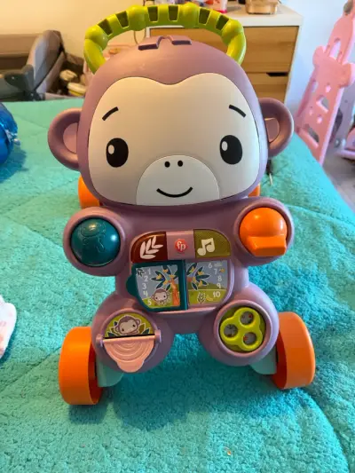 Andador infantil Fisher-Price mono interactivo - miniatura 1