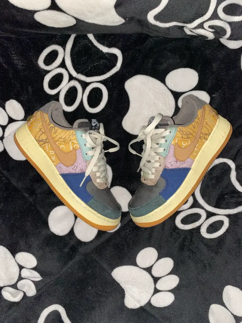 Zapatillas Nike Air Force 1 fósil travis - 2
