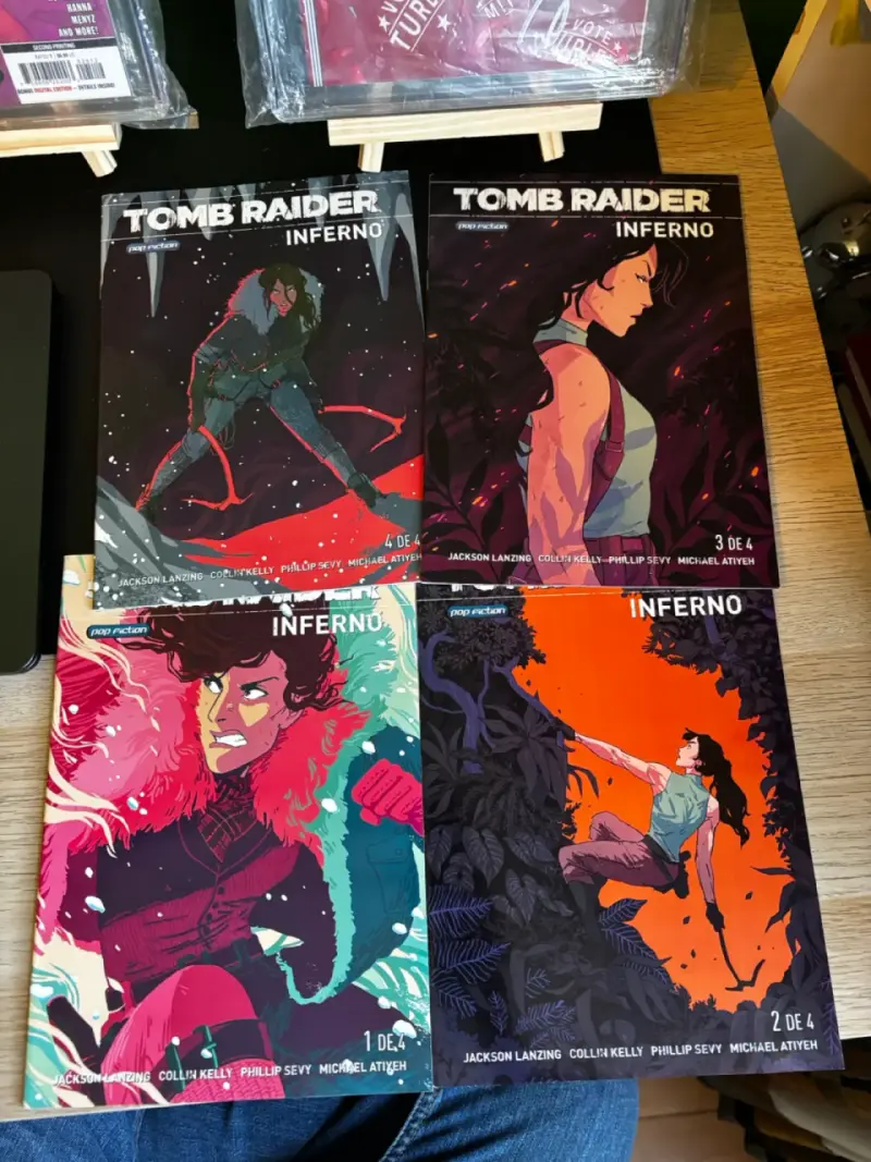 Cómic Tomb Raider Inferno - Colección de 4 - 4