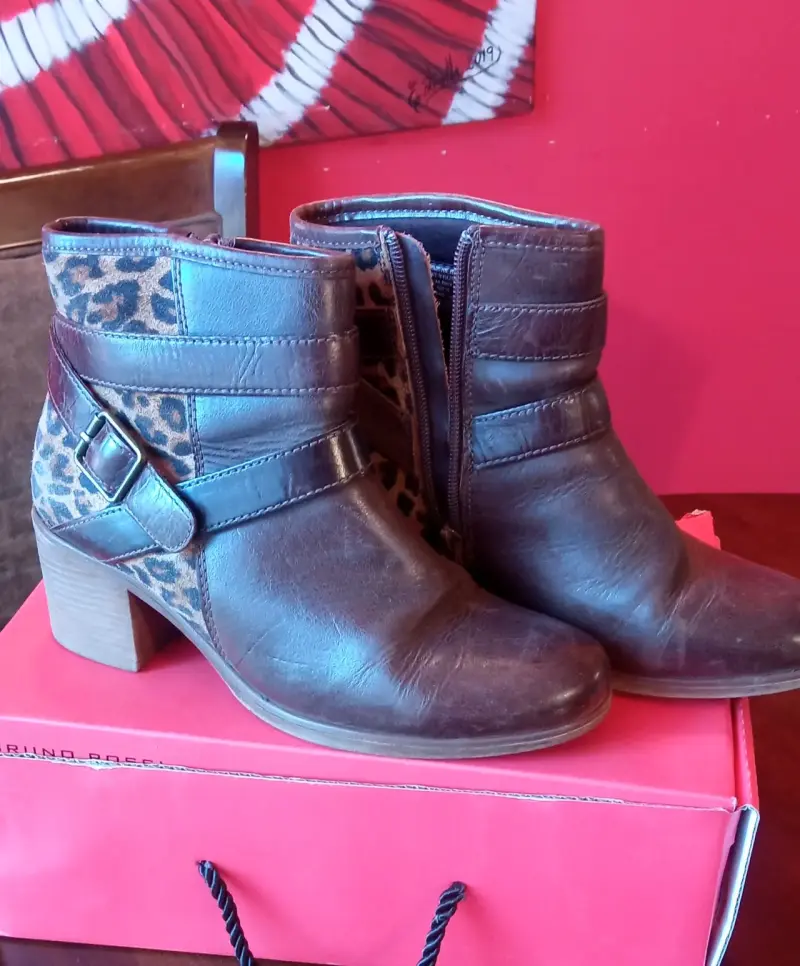 Botines con estampado animal print - 2