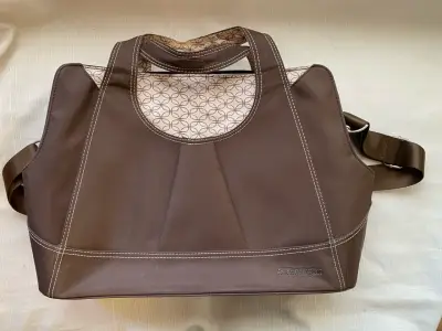 Bolso de mano Kensington marrón con diseño interior - miniatura 2